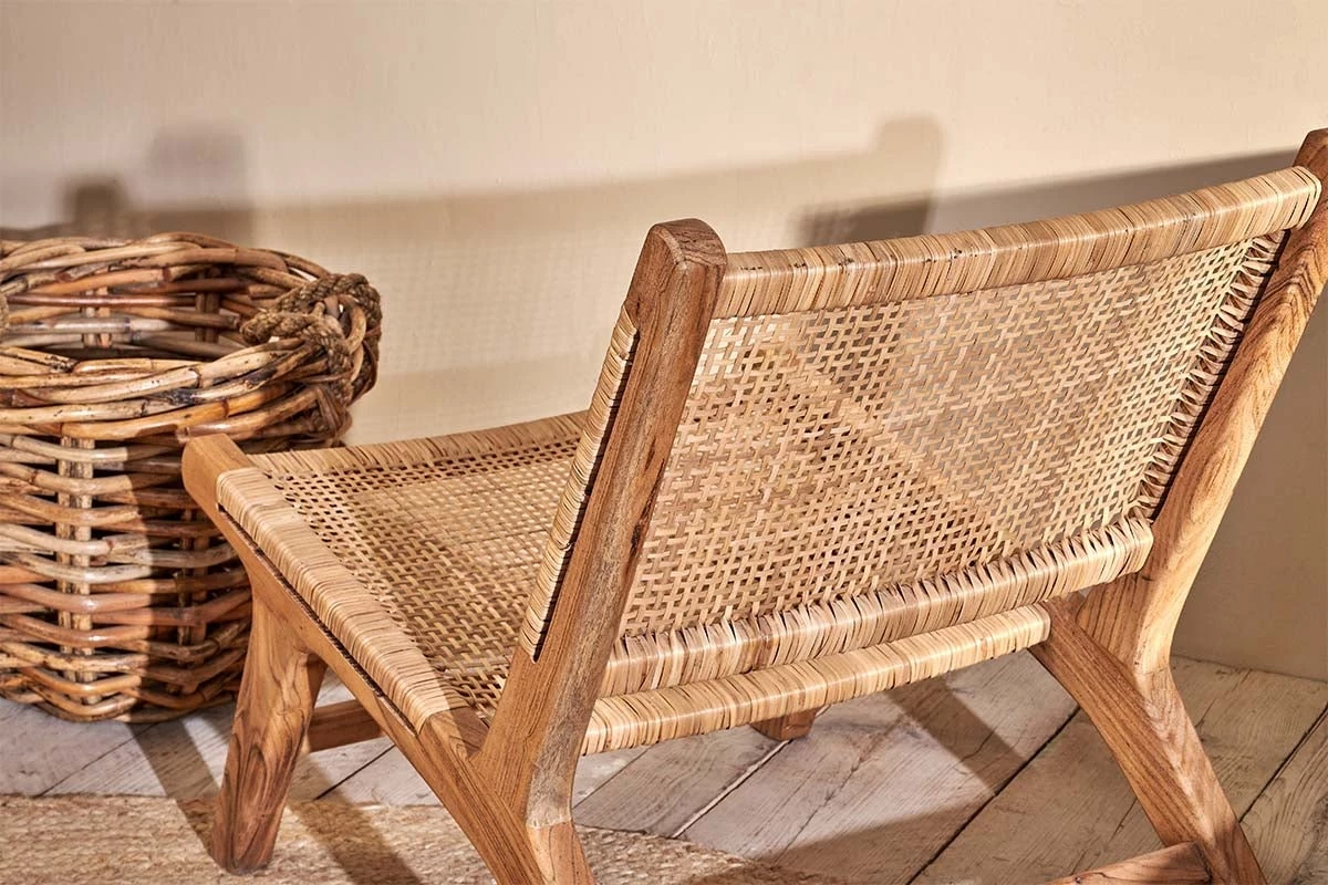 Nkuku Madrisana Acacia & Rattan Woven Chair 7 Nkuku Madrisana Acacia & Rattan Woven Chair