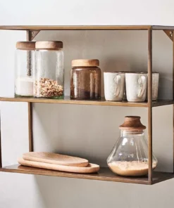 Nkuku Mahi Iron Wall Shelf