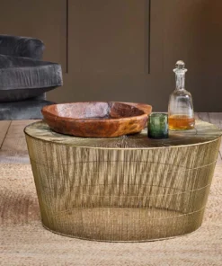 Nkuku Mahua Iron Coffee Table