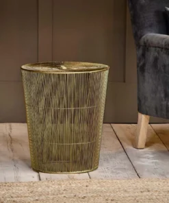 Nkuku Mahua Iron Side Table