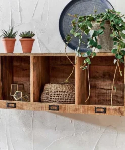 Nkuku Storage & Shelving Makua Wooden Locker Shelf - Small