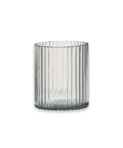 Nkuku New Arrivals Malana Recycled Glass Candle Holder - Clear 11 Nkuku New Arrivals Malana Recycled Glass Candle Holder - Clear