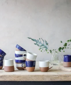 Nkuku Tableware Mali Coffee Mug - White (Set Of 2)