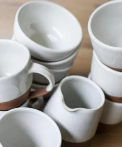 Nkuku Tableware Mali Jug - White