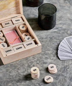 Nkuku Eco-Friendly Gifts Mango Wood Poker Set