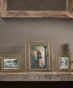 Nkuku Home Accessories Marisa Brass Standing Frame