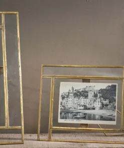 Nkuku Home Accessories Marisa Brass Standing Frame