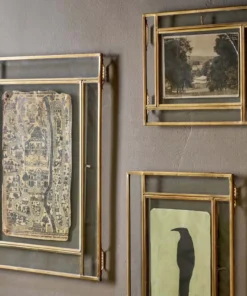 Nkuku Marisa Brass Wall Hung Frame