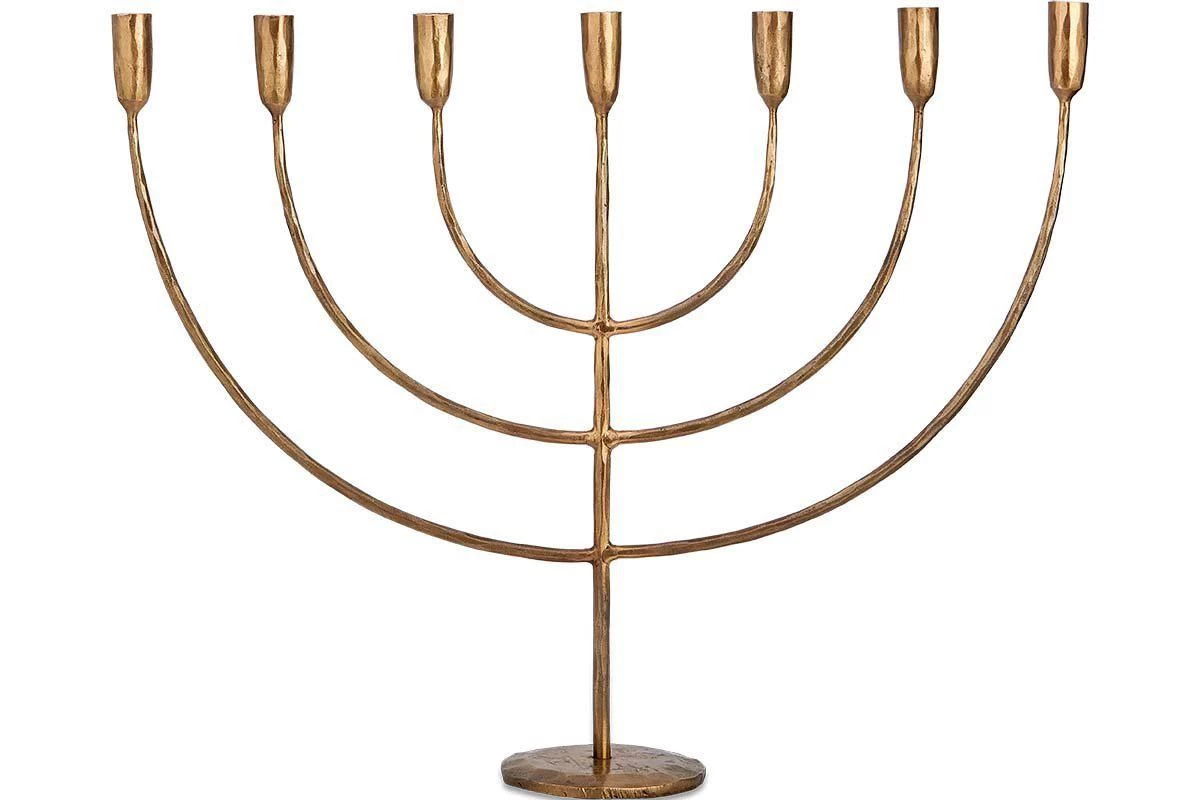 Nkuku Home Accessories Mbata Giant Brass Candelabra - Antique Brass 4 Nkuku Home Accessories Mbata Giant Brass Candelabra - Antique Brass