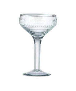 Nkuku Tableware Mila Champagne Glass - Clear (Set Of 4)