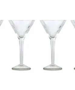 Nkuku Mila Cocktail Glass - Clear (Set Of 4) Tableware 7 Nkuku Mila Cocktail Glass - Clear (Set Of 4) Tableware