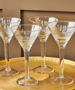 Nkuku Mila Cocktail Glass - Clear (Set Of 4) Tableware