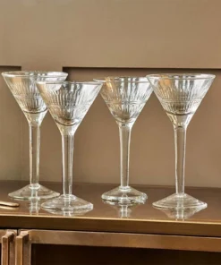 Nkuku Mila Cocktail Glass - Clear (Set Of 4) Tableware