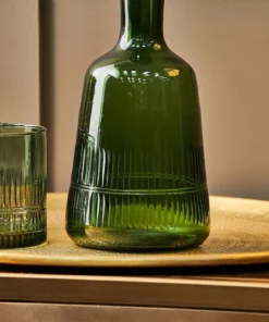 Nkuku Tableware Mila Decanter - Dark Emerald