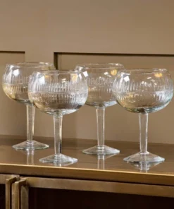 Nkuku Tableware Mila Gin Glass - Clear (Set Of 2)