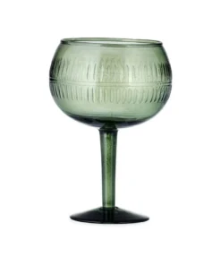 Nkuku Tableware Mila Gin Glass - Dark Emerald (Set Of 2)
