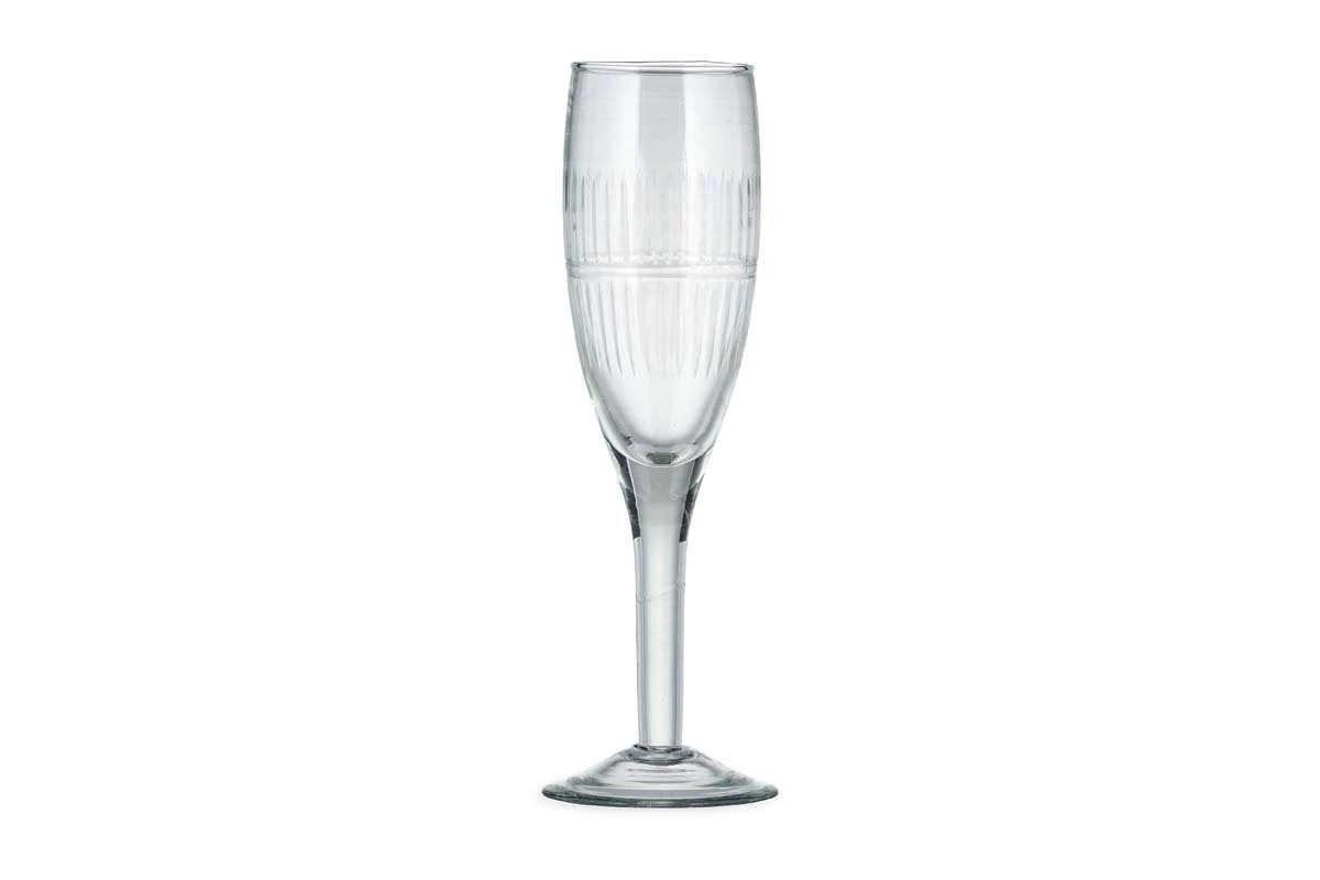 Nkuku Mila Tall Champagne Glass - Clear (Set Of 4) Tableware 5 Nkuku Mila Tall Champagne Glass - Clear (Set Of 4) Tableware