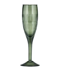Nkuku Mila Tall Champagne Glass - Dark Emerald (Set Of 4) Tableware 7 Nkuku Mila Tall Champagne Glass - Dark Emerald (Set Of 4) Tableware