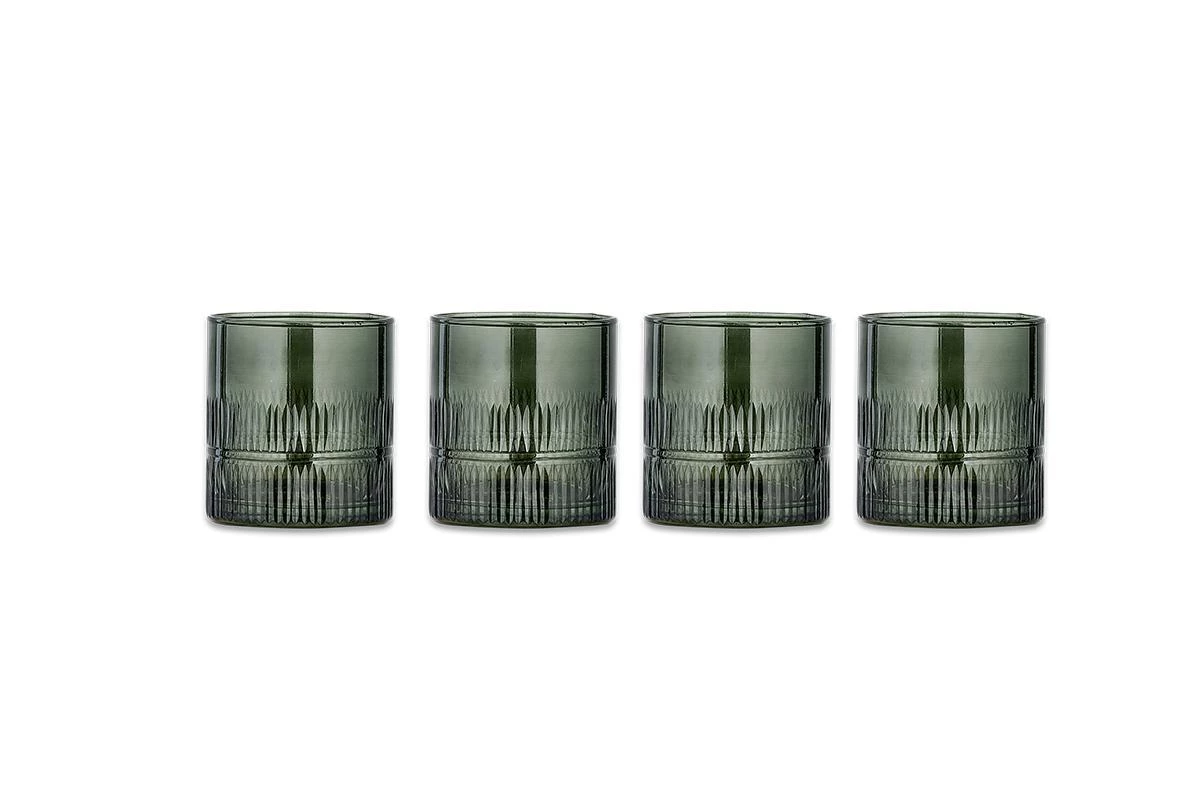 Nkuku Tableware Mila Tumbler - Dark Emerald (Set Of 4) 5 Nkuku Tableware Mila Tumbler - Dark Emerald (Set Of 4)