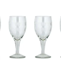 Nkuku Mila Wine Glass - Clear (Set Of 4) Tableware 7 Nkuku Mila Wine Glass - Clear (Set Of 4) Tableware