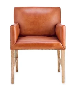 Nkuku Mirzapur Leather Desk Chair