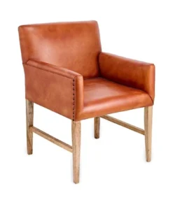 Nkuku Mirzapur Leather Desk Chair
