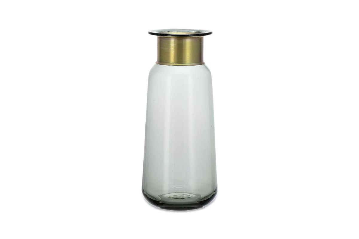 Nkuku Miza Glass Vase - Smoke 6 Nkuku Miza Glass Vase - Smoke