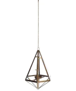 Nkuku Home Accessories Mokomo Hanging Lantern - Brass 12 Nkuku Home Accessories Mokomo Hanging Lantern - Brass