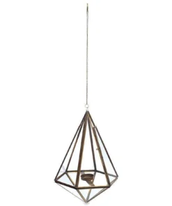 Nkuku Home Accessories Mokomo Hanging Lantern - Brass 13 Nkuku Home Accessories Mokomo Hanging Lantern - Brass