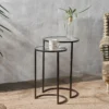 Nkuku Nakuru Iron & Glass Side Table Set (Set Of 2) Living Room 1 Nkuku Nakuru Iron & Glass Side Table Set (Set Of 2) Living Room