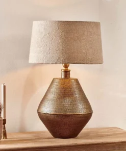 Nkuku Nalgonda Lamp - Antique Brass - Large