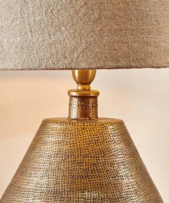 Nkuku Nalgonda Lamp - Antique Brass - Large