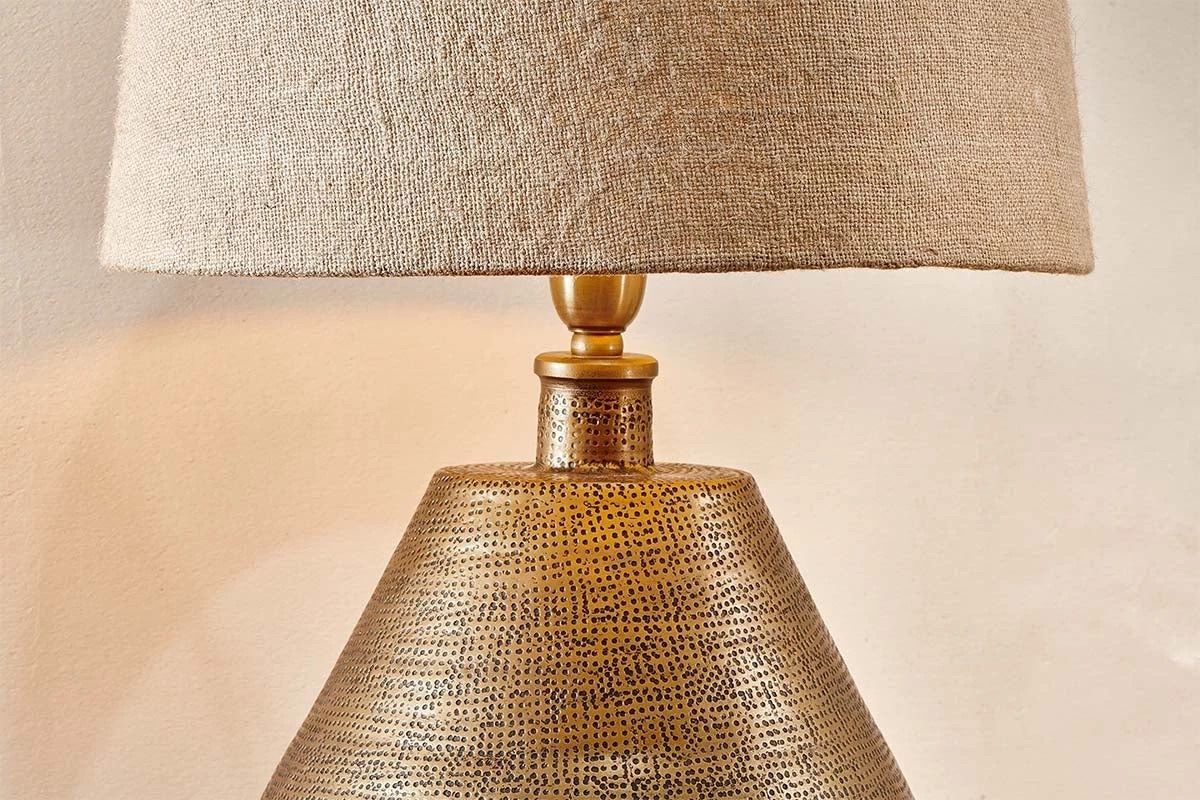 Nkuku Nalgonda Lamp - Antique Brass - Large 4 Nkuku Nalgonda Lamp - Antique Brass - Large