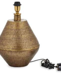 Nkuku Nalgonda Lamp - Antique Brass - Large 11 Nkuku Nalgonda Lamp - Antique Brass - Large