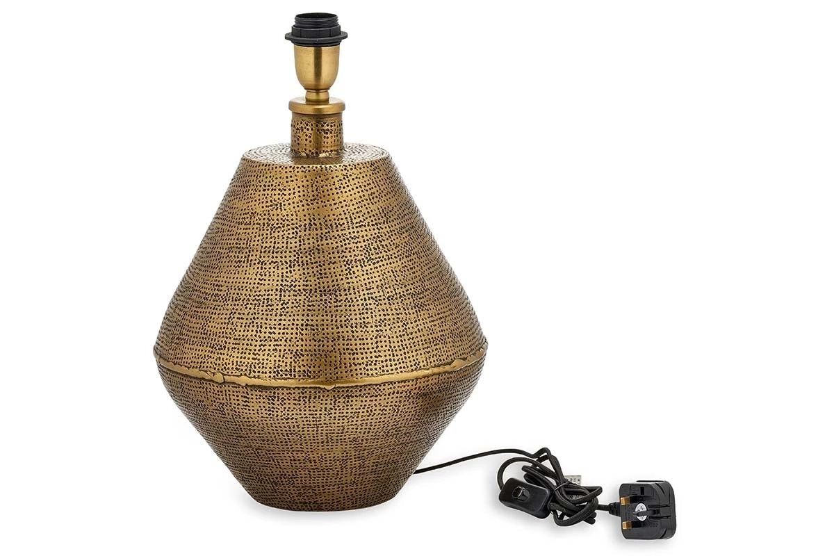 Nkuku Nalgonda Lamp - Antique Brass - Large 7 Nkuku Nalgonda Lamp - Antique Brass - Large