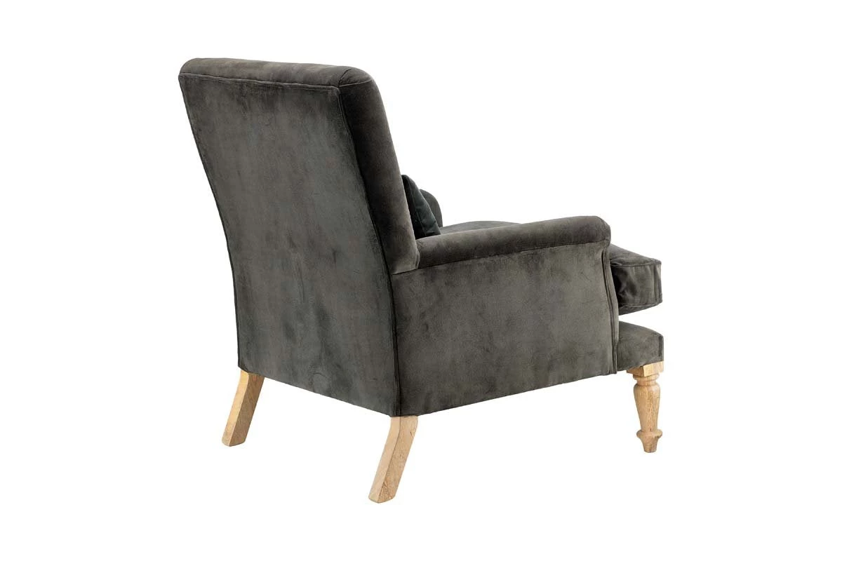 Nkuku Nalla Velvet Armchair - Moss Living Room 11 Nkuku Nalla Velvet Armchair - Moss Living Room
