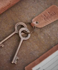 Nkuku Home Accessories Namba Leather Keyring