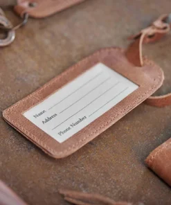 Nkuku Namba Leather Luggage Tag Eco-Friendly Gifts