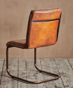 Nkuku Narwana Leather Desk Chair Home Office