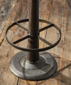 Nkuku Kitchen & Dining Room Narwana Leather Round Stool 9 Nkuku Kitchen & Dining Room Narwana Leather Round Stool