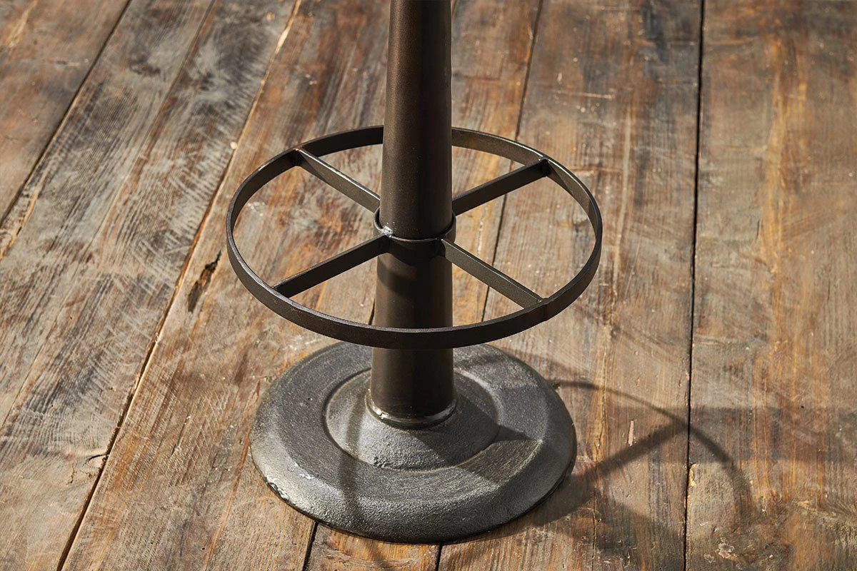 Nkuku Kitchen & Dining Room Narwana Leather Round Stool 5 Nkuku Kitchen & Dining Room Narwana Leather Round Stool