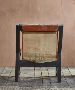 Nkuku Narwana Plain Leather Lounger