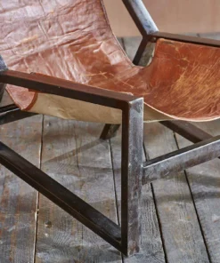 Nkuku Narwana Plain Leather Lounger