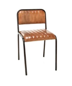 Nkuku Narwana Ribbed Leather Dining Chair 13 Nkuku Narwana Ribbed Leather Dining Chair