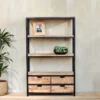 Nkuku Living Room Nermada Shelving Unit 1 Nkuku Living Room Nermada Shelving Unit
