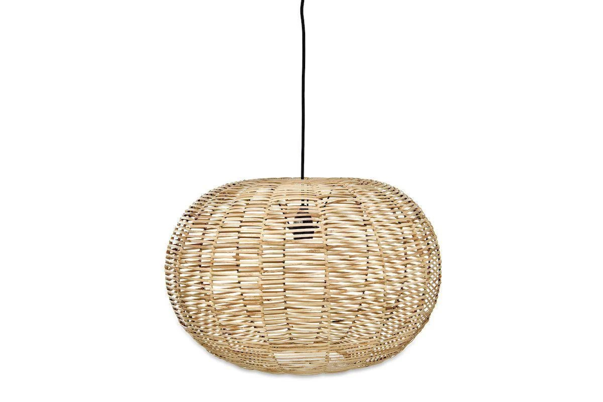 Nkuku Living Room Noko Natural Wicker Round Pendant - Large 5 Nkuku Living Room Noko Natural Wicker Round Pendant - Large