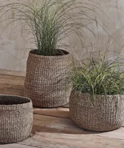 Nkuku Soft Furnishings Noko Seagrass Basket