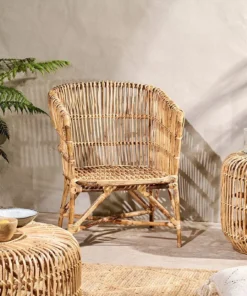 Nkuku Living Room Nokpul Rattan Armchair