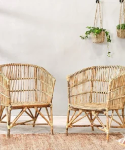 Nkuku Living Room Nokpul Rattan Armchair