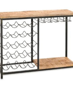 Nkuku Obra Bar With Wine Glass Storage